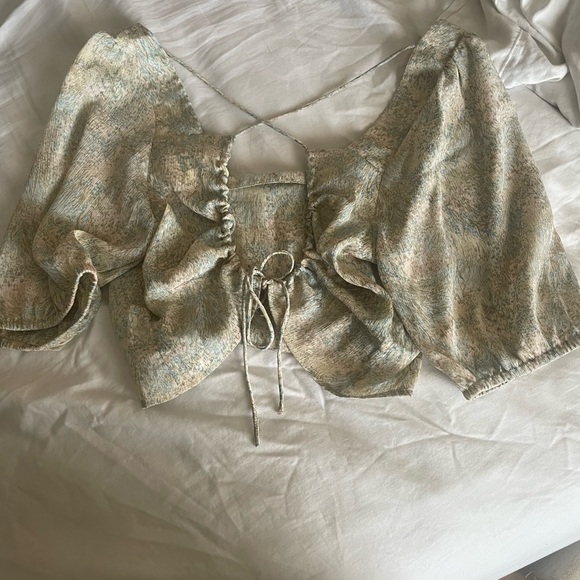 Printed crop top - Picture 2 of 3